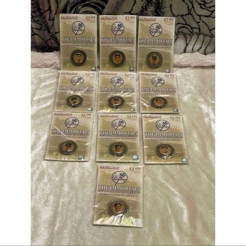Yankees THE IMMORTALS  Medallon collection